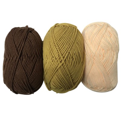 Charmkey Stock 100% Acrylic yarn acrylic hand knitting yarn cheap price