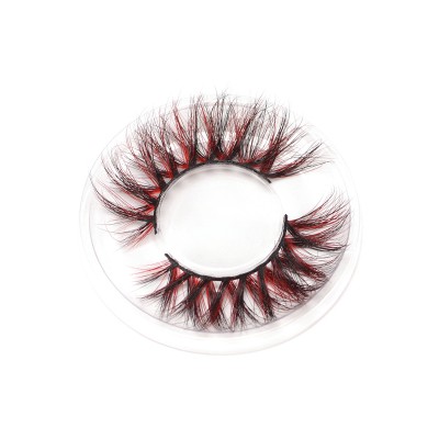 High quality colored lash with custom  eyelash packaging  false eyelashes for  Performance  mink eyelashes vendor