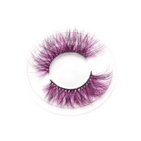 High quality colored lash with custom  eyelash packaging for  Performance  mink eyelashes vendor